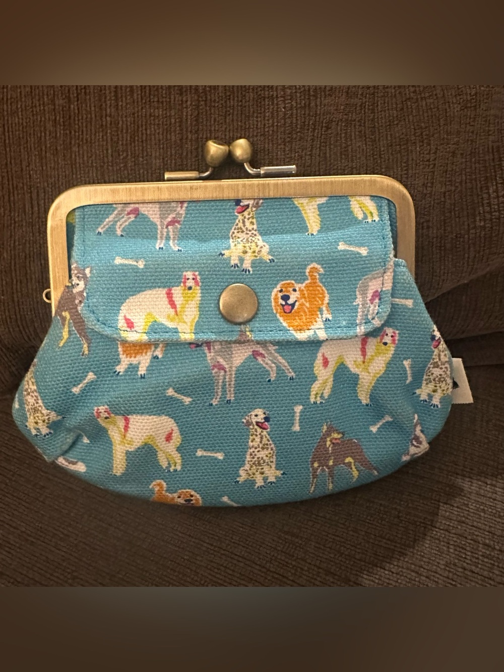 AYANOKOJI Japanese dog double kiss lock coin purse